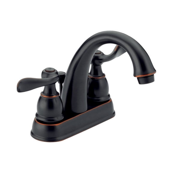 Delta Windemere Bronze Two Handle Lavatory Faucet 4 in.