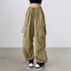 thumbnail image 2 of Pantalones cómodos de jogger para mujer: bolsillos, poliéster, cintura elástica, tallas S-XXXXXL, 95-102 cm de largo, ropa informal/de trabajo, fácil cuidado., 2 of 4