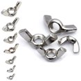 thumbnail image 1 of Stainless Steel Wing Nut For Machinery And Equipment, Corrosion Resistant Hand Twist Nut With Butterfly Ear Thread For Wide Application In Outdoor Environment, 1 of 5