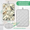 thumbnail image 6 of Yayeee Pot Holders Kitchen Heat Resistant with Pocket 7"x9.8" Cotton Oven Cooking Hot Pads, Green Birds, 6 of 7