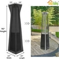 thumbnail image 2 of Housse de Chauffe-Terrasse à Torche Pyramidale avec Fermeture Éclair et Sac de Rangement, Housse de Chauffe-Terrasse Imperméable, Résistante à la Poussière, aux UV et au Vent, 2 of 14