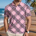 thumbnail image 2 of Uwinwear Men's Polo Shirts Short Sleeve Casual Polo T Shirt Color Block Slim Fit Golf Shirts Big and Tall Summer Tops,Gray,M, 2 of 6