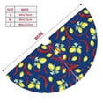 thumbnail image 3 of Sikiie Lemons And Chili 30-48 inches {designName} Print Christmas Tree Skirt Snowman Xmas Tree Skirt with Edge Christmas Decorations for Holiday Party-48", 3 of 7