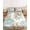 Teal, variant on Cal.King Size Fitted Sheet Set - Green Coastal Seashells 3 Piece Bedding Sets 16" Deep Pocket Fitted Sheet with 2 Pillowcases, Nautical Brown Coral Starfish Brushed Microfiber Hotel Luxury Bed Sheets
