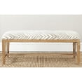 thumbnail image 2 of Safavieh  Zambia Blue Bench - 45.9" x 18.7" x 19.5", 2 of 4