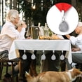 thumbnail image 4 of 12 Pieces Tablecloth Weights Clips,Tutuviw Marble Tablecloth Pendant,Teardrop Shape Pendant Stone with Stainless Steel Clip,Table Cloth Holding Clip for Indoor Outdoor Tables Camping Home (Gray), 4 of 8
