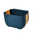 thumbnail image 1 of Mini bote de basura plegable colgante para puerta de gabinete de cocina, pequeño contenedor de basura plegable debajo del fregadero, contenedor de basura plegable montado en la pared - Mini, 1 of 5