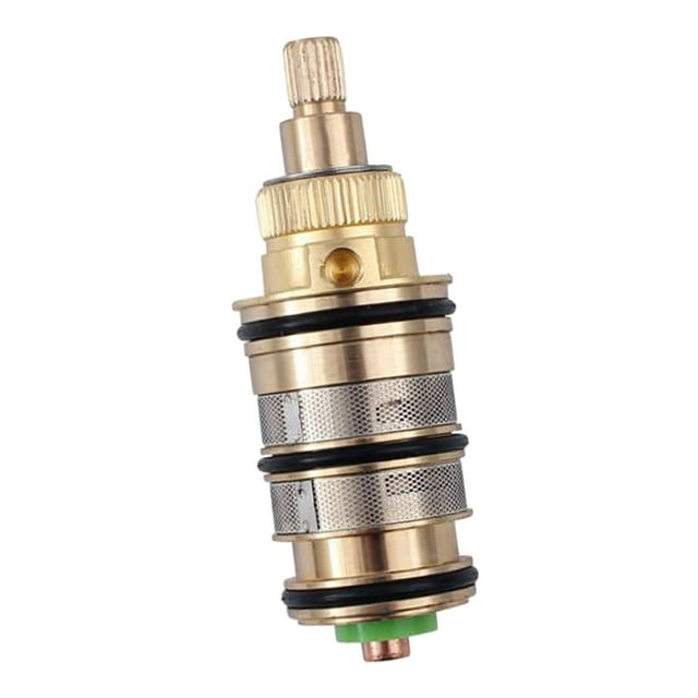 Cartuchos de disco para grifo de cocina, ducha, bricolaje, latón, cuarto de vuelta, 20-90 degreeC H 1