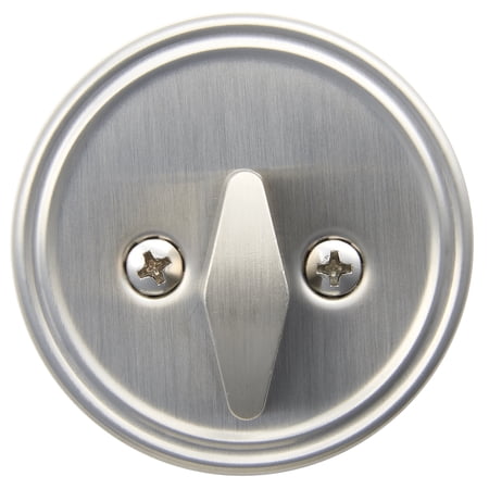 HYPER TOUGH KEYED ENTRY SINGLE CYLINDER DEADBOLT LOCK, STAINLESS STEEL FINISH