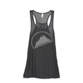 thumbnail image 1 of Explorer Women's Fashion Sleeveless Flowy Racerback Workout Yoga Tank Top Charcoal Grey Large, 1 of 3