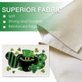 thumbnail image 3 of St. Patricks Day Placemats Set of 4, Shamrock Clover Top Hat Stripes Dining Table Place Mats, Irish Spring Kitchen Decor Home Decoration 12 x 18 Inch, 3 of 6