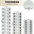 thumbnail image 4 of Boho Black and White Geometric Ethnic Pattern Kitchen Rugs Sets Of 3,Kitchen Runner Rugs Non Skid Washable,Decorative Kitchen Floor Mats for Kitchen,Sink,Laundry,17"x30"+ 17"x47" + 17"x59", 4 of 6