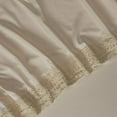 thumbnail image 2 of Amrapur Overseas Ensemble de Draps en Dentelle Crochetée 3 Pcs 1MFLACEG-LIN-TN, Jumeau, Lin, 2 of 4