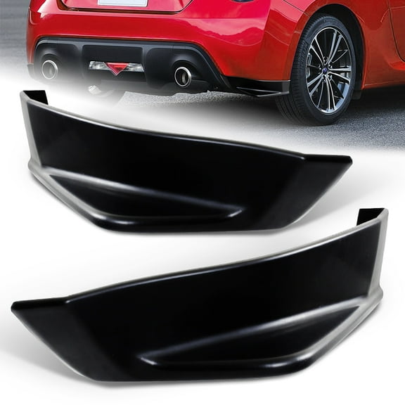 Stay Tuned Performance For 2013-2020 Subaru BRZ / 2013-2016 Scion FRS Black Rear Bumper Lip Aprons ST-Style