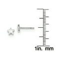thumbnail image 2 of Primal Gold 14 Karat White Gold Star Post Earrings, 2 of 4