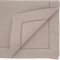 thumbnail image 2 of SARO 6308.T70104B 104 x 70 in. Rochester Collection Tablecloth with Hemstitched Border  Taupe, 2 of 4