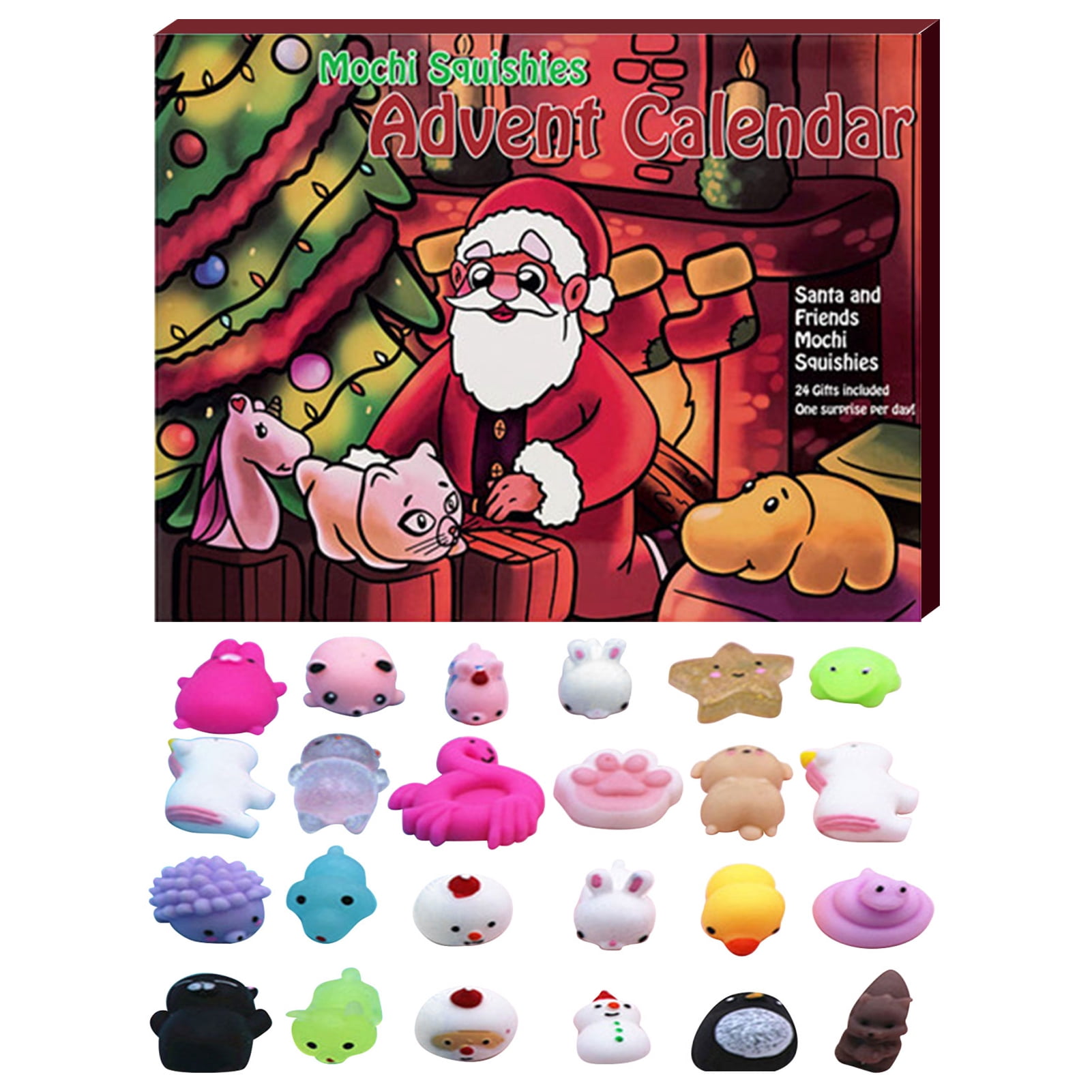 Christmas Advent Calendar Toy Safe Durable Squeeze Game Set - Walmart.com