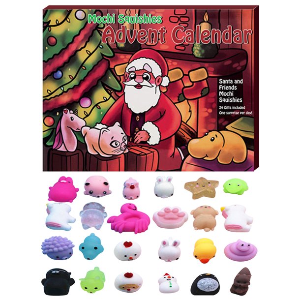 Christmas Advent Calendar Toy Safe Durable Squeeze Game Set - Walmart.com