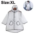 thumbnail image 1 of Chubasquero para niños, poncho de lluvia de colores, ropa impermeable con capucha sin arrugas para niños y niñas de 6 a 12 años, 1 of 9