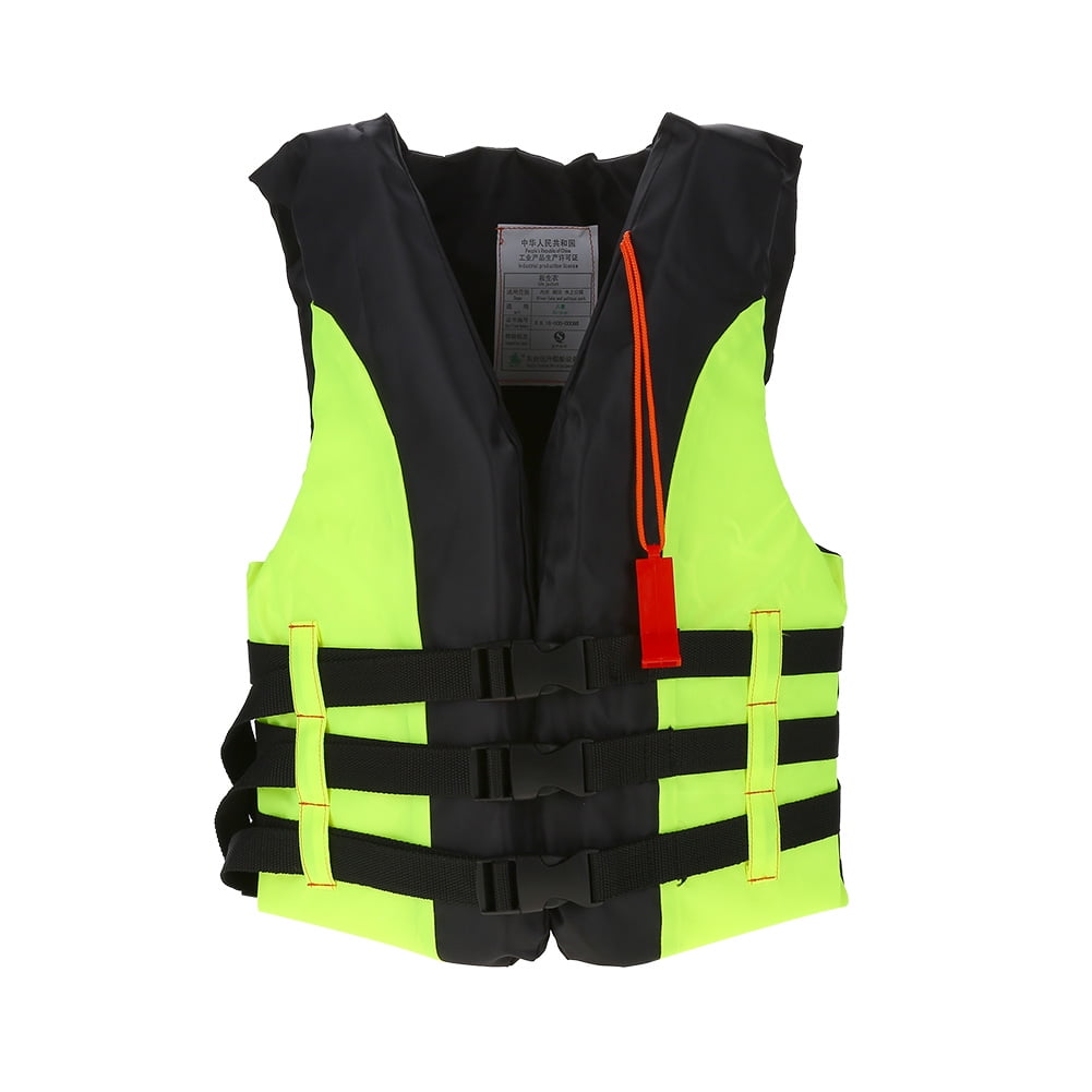 Life Jacket Vest Child Life Vest Flotation System with Whistle Swimming ...