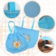 thumbnail image 6 of Beach Toy Bag Shell Collecting Bag Sand Toy Storage Bag Meshes Beach Bag Swimming Pool Bag For Sand Play Items, 6 of 8