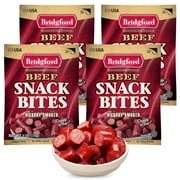 Bridgford Beef Snack Bites 4 oz Pack of 4 - Ready-to-Eat Beef Snacks