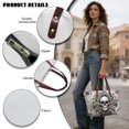 thumbnail image 5 of ZUXONGSY Skull Print Top Handle Tote Bag for Women Pu Leather Tote Bag Fashion Top Handle Satchel with Inner Pocket for Excursions Shopping, 5 of 6