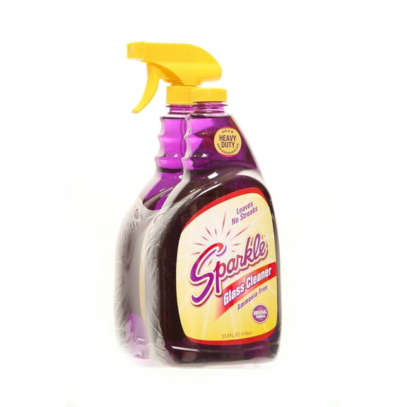 Sparkle Original Purple Formula Glass Cleaner, 33.8oz Twin Pack, 1 each