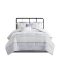 thumbnail image 5 of Noaman 6-Piece King Size Cotton Jacquard Oversized Comforter Set, Multicolor Modern Farmhouse Bedding with Decorative Pillows, 5 of 16