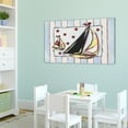 thumbnail image 2 of Marmont Hill ''Sailboat'' by Reesa Qualia Painting Print on Wrapped Canvas, 2 of 5
