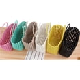 thumbnail image 4 of LinYooLi Plastic Baskets with Handles Shelf Organizers Basket Storage Home Kitchen Handbag Woven Summer Tote Bag, 4 of 4