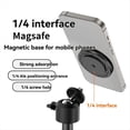 thumbnail image 3 of Base Magnética para Soporte de Teléfono Móvil de 1/4 con Interfaz de Tornillo, Accesorio para Coche B, 3 of 5