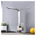 thumbnail image 2 of Square Kitchen Faucet 360 Degree Rotating Stainless Steel Sink Tap Swivel Spout Cold Hot Mixer, 2 of 8