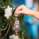 thumbnail image 4 of Fiudx Ofertas Del Día Colgante Pequeño De Navidad, Árbol De Navidad, Decoraciones Para Coche, Sombrero De Navidad Acrílico, Colgante Pequeño, 4 of 4