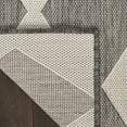 thumbnail image 6 of Nourison Positano Indoor/Outdoor Charcoal 5' x 7' Area Rug (5x7), 6 of 9