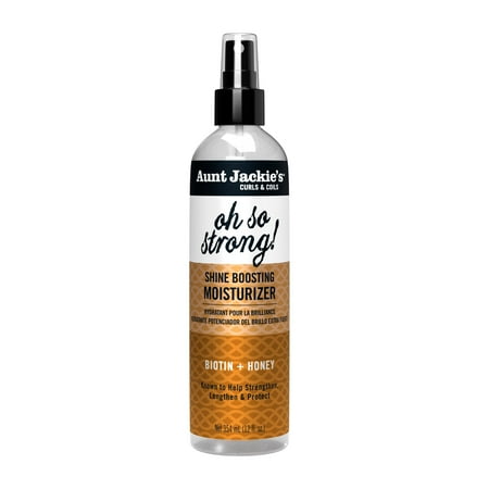 Aunt Jackie’s Braid and Twist Collection Oh So Strong Shine Boosting Moisturizer, 12 fl oz
