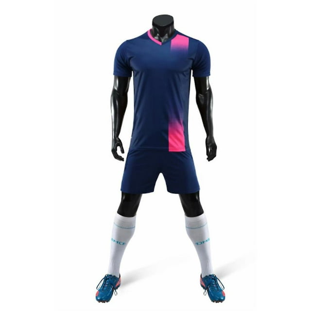 Nueva camiseta de fútbol para hombres y mujeres, traje absorbente de sudor y transpirable, traje de entrenamiento, camiseta de fútbol para adultos y niños-COLOR7-XS BmatwkZeng Bmatwk Jersey