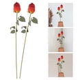 thumbnail image 2 of 2 piezas Rose flores artificiales decoraciones de boda flores románticas para accesorios de fotografía, 2 of 6
