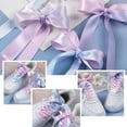 thumbnail image 5 of 2 Pairs Flat Satin Ribbon Shoelaces: 1.9CM Wide Candy Gradient Color Silk Shoe Laces - 47 inch / 120CM, 5 of 5