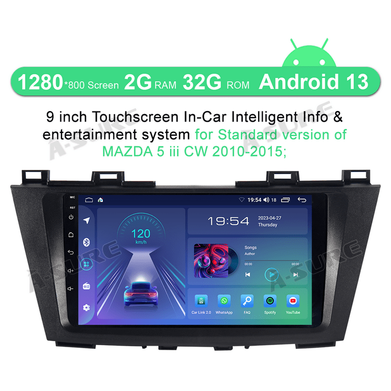 Bluetooth Wireless CarPlay for Mazda 5 2010-2015 Android 12