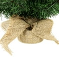 thumbnail image 3 of Northlight 3' Medium Traditional Green Mini Pine Artificial Christmas Tree in Burlap Sack - Unlit, 3 of 3