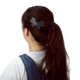 thumbnail image 2 of 2 Piezas de Almohadillas para el Cabello en Forma de Flotador para Mujeres, Parche para Flequillo, Cintas Mágicas para el Cabello, Sujetadores de Cabello Negros, 2 of 7