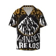 thumbnail image 5 of Picia Not All Those Who Wander Are Lost 1 Men's Linen Shirts Short Sleeve Cuban Beach Shirts Casual Shirts Button Down Shirt for Men Beach Summer Wedding Shirt-3X-Large, 5 of 7