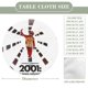 thumbnail image 2 of 2001: Una odisea del espacio-theme Fitted Round Tablecloths Elastic Edged Table Covers Waterproof Table Cloth for Kitchen Holiday Party Tables Decor 120cm, 2 of 6