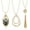 Goldtone A, variant on 3PCS Long Pendant Necklaces for Women Disk Circle Pendant Triple Stack Pendant Necklace Tassel Sweater Necklace Statement Necklace Y Necklaces Set