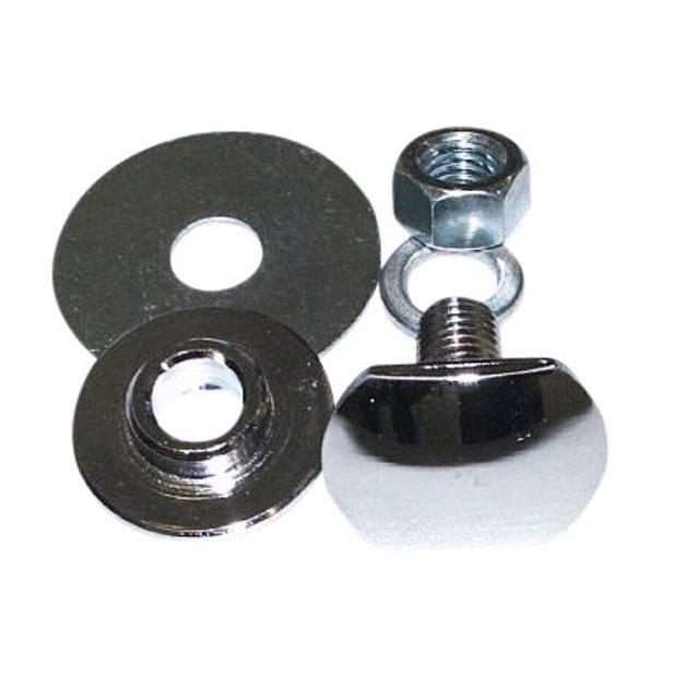 Lippert Composants Attache de Camping 182852 Happijac; CA-AB; Chrome; Acier; Simple avec Matériel