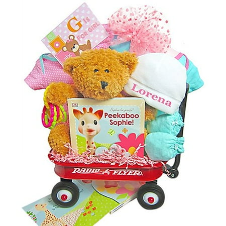 G Is For Girl Baby Wagon & Gift Basket