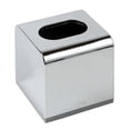 thumbnail image 1 of Square Steel Tissue Box Cover, Modern Towel Rack, for Bathroom Dresser, Bedroom Dresser, Nightstand, Table, Desk and Table (Arc Angle Type + Black Bas, 1 of 4