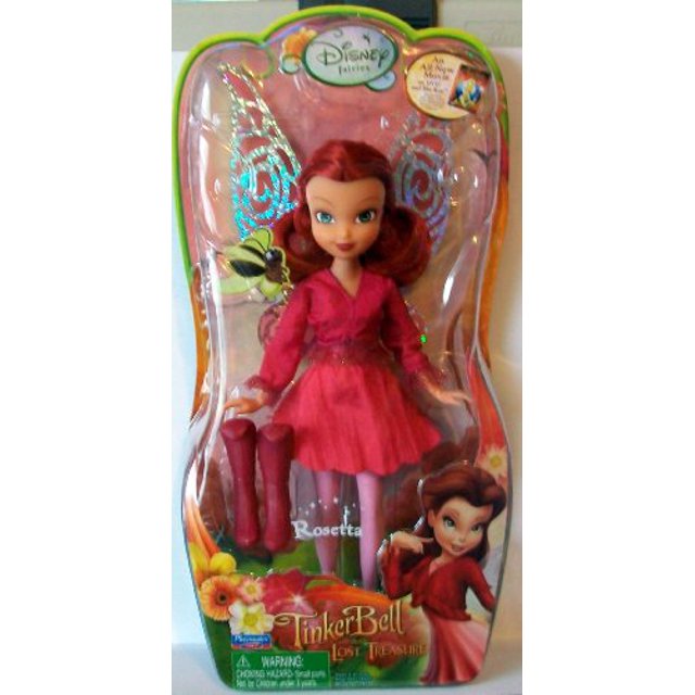 Disney Fairies Tinkerbell and The Lost Treasure 8? Rosetta Doll Playmate 465478016586