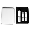 thumbnail image 1 of Ensemble de Coupe-Ongles Portable 3 Pcs Réutilisable Coupe-Ongles avec Étui de Rangement, 1 of 10